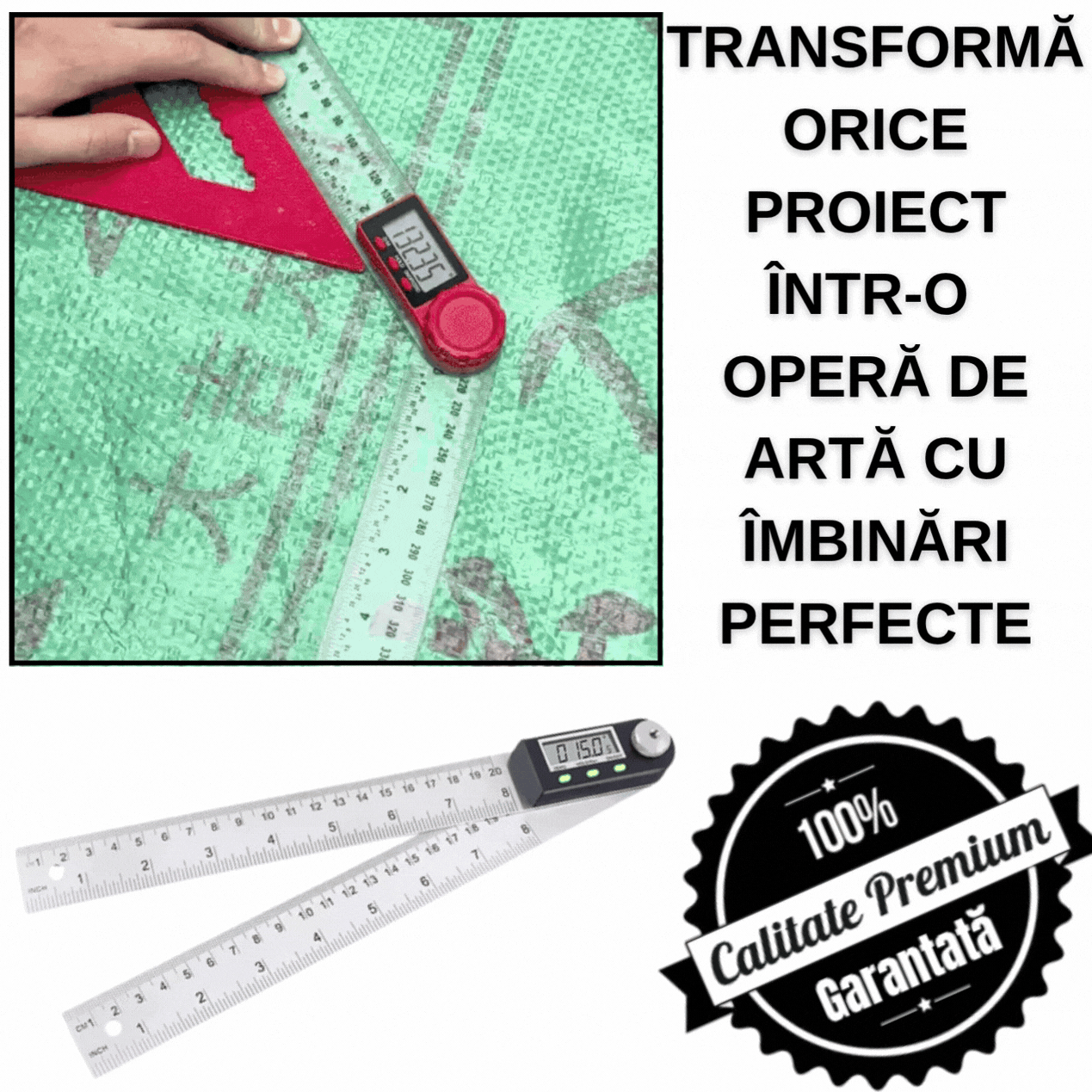 AngleFind™ - Precizie Digitală Instant