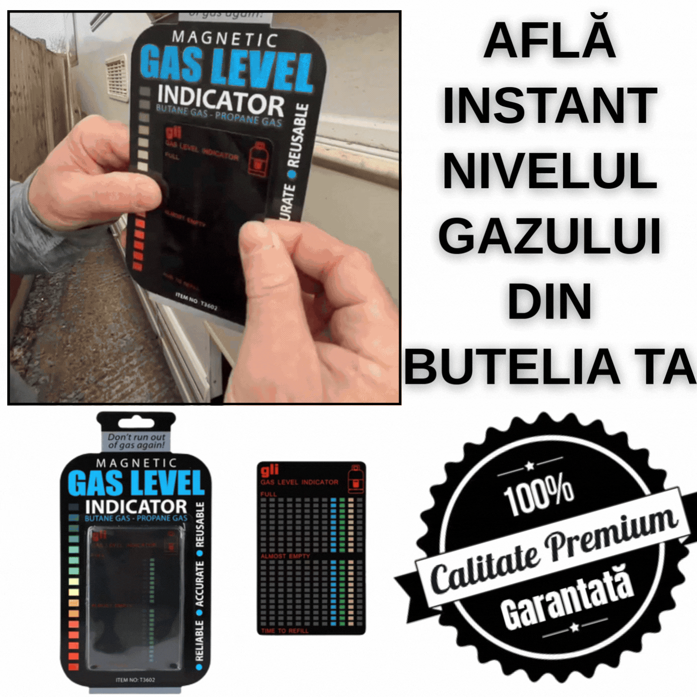 Indicator Magnetic Pentru Butelie GasCheck™