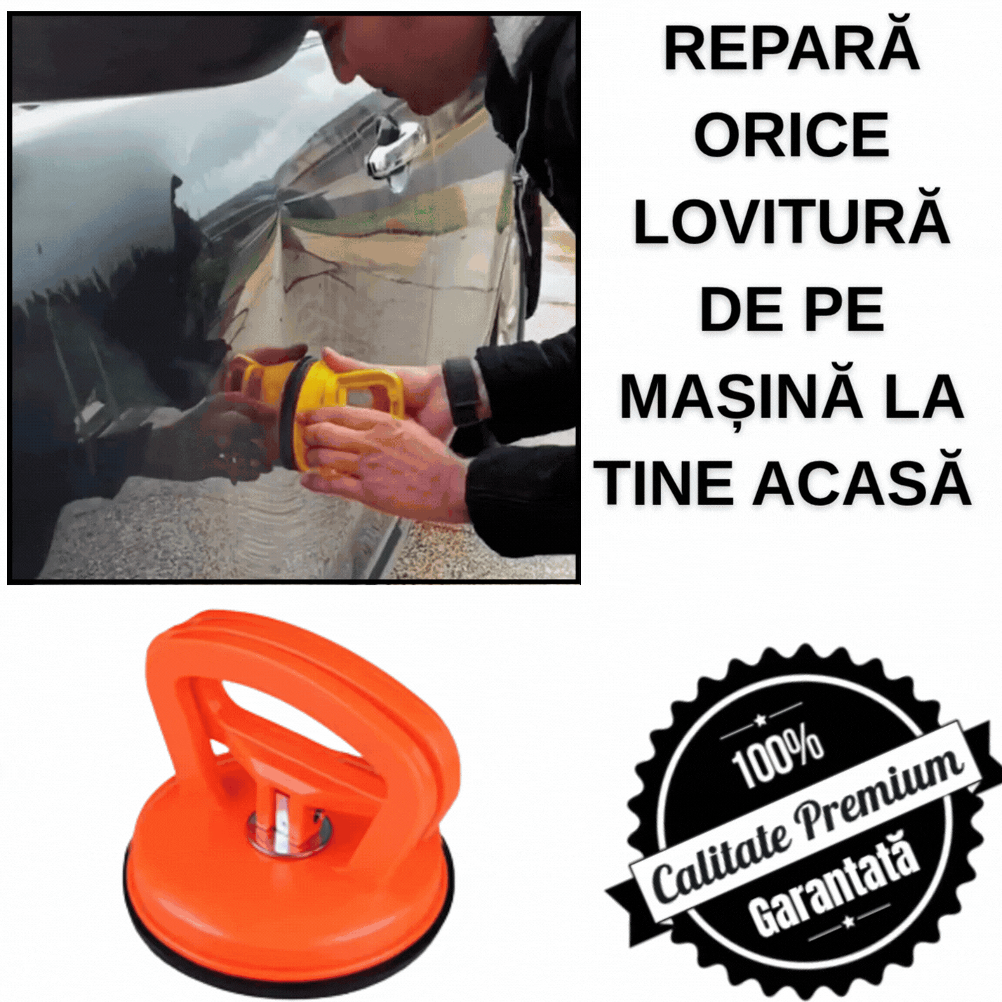 PullPro™ — Set Ventuze Îndreptare Caroserie Auto