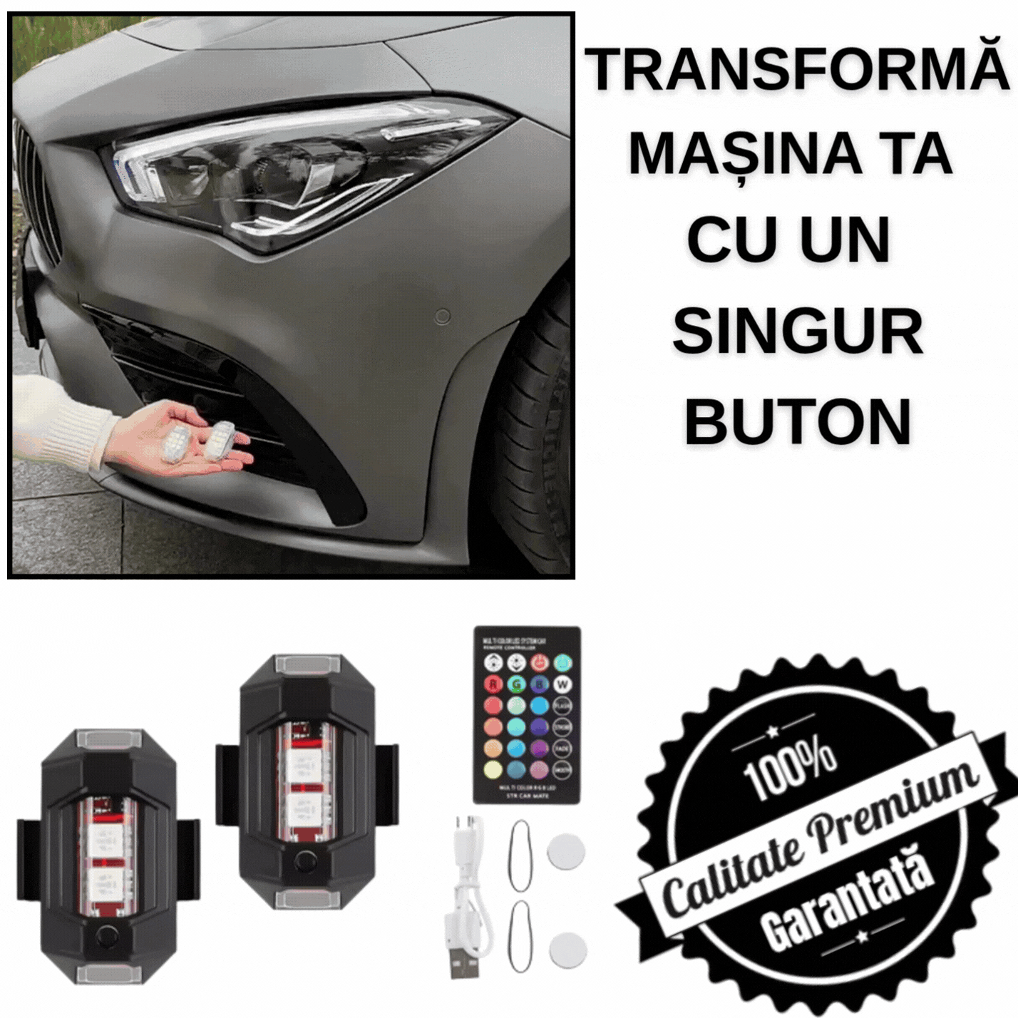 TuneFlash™ — personalizare instant cu LED