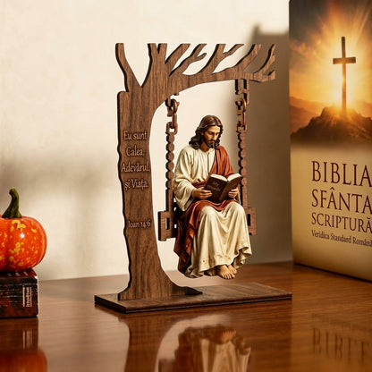 Statuetă Decorativă Iisus pe Leagăn™