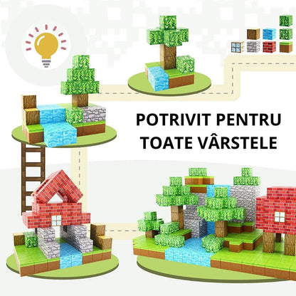 MyCraft™ Cuburi Magnetice De Construcție