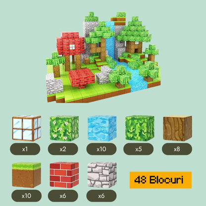 MyCraft™ Cuburi Magnetice De Construcție