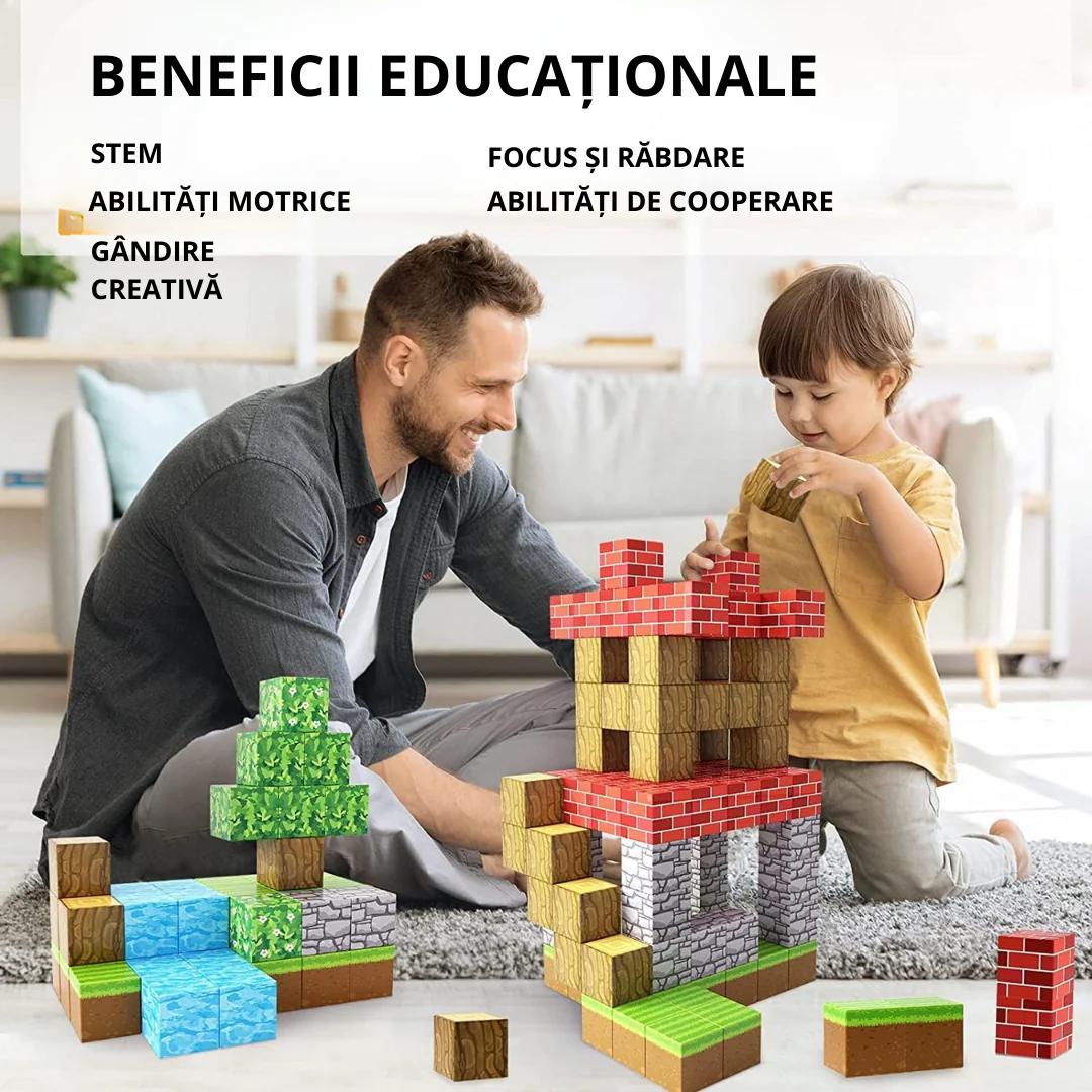 MyCraft™ Cuburi Magnetice De Construcție