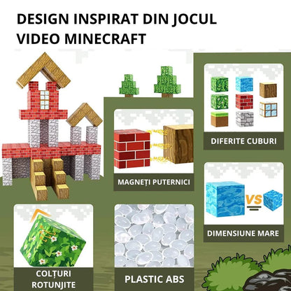 MyCraft™ Cuburi Magnetice De Construcție
